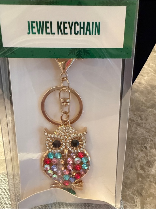 Accessories - Jewel Keychain Multicolor Owl Pendant